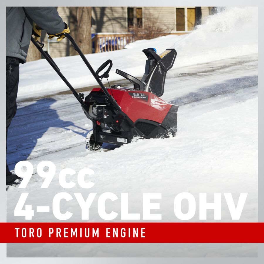 Toro 38475 18" Power Clear® 518 ZE ES Gas Snowblowe