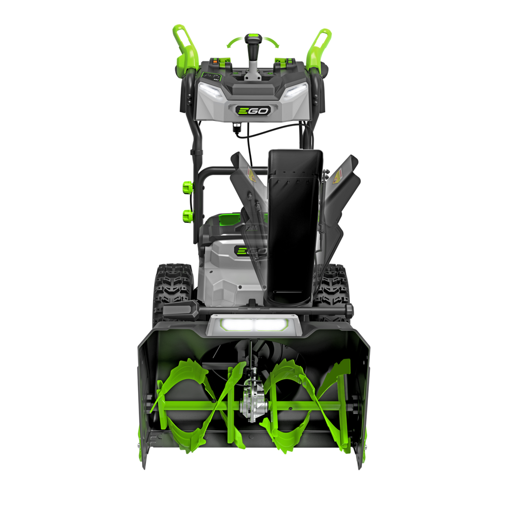 EGO Power+ SNT2416 POWER+ 24 in. Self-Propelled 2-Stage XP Snow Blower with Peak Power™ and 2 x 10.0 Ah Batteries and Dual Port Charger